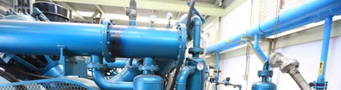 Pipes at a plant