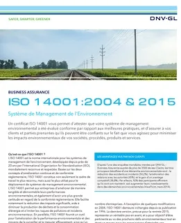 ISO 14001:2004 & 2015
